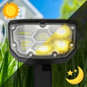 43LED Solar  Garden Waterproof Tree Lights and Landscape Lawn Lights