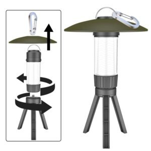 LED Multifunctional Camping Light with Magnet Hook Carabiner Portable Outdoor Warm Light Atmosphere Light