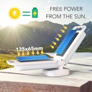 2-in-1 Camping Lantern Solar Lanterns 4400mAh Rechargeable Light Dimmable Outdoor Waterproof Gear with USB Charging Lanterns for Power Outages Hurricane, Hiking, Fish, Emergency, and Home