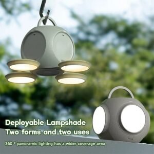 IPRee Multifunctional Outdoor Camping Light Retro Handheld Portable LED Wireless Emergency Lighting Foldable Tent Light Camping Light