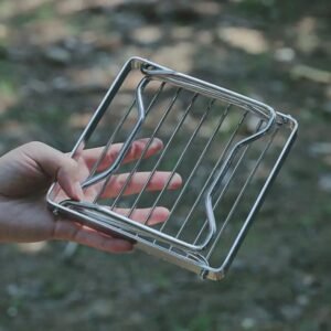 Outdoor Portable Foldable Stove Stand Rack Camping Pot Bracket Holder Gas Stoves Burner Bracket Travel BBQ Barbecue Accessories