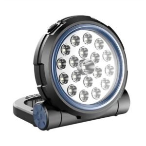 10W 1000LM LED Rechargeable Work Light with Magnetic Base  Waterproof Portable Flood Light for Camping Hiking Car Repairing and Warning with Type C 5200mAH Power Bank Emergency Flashlight